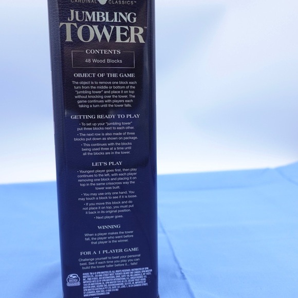 Jumbling tower Jenga style 48 wood pieces - Picture 3 of 5